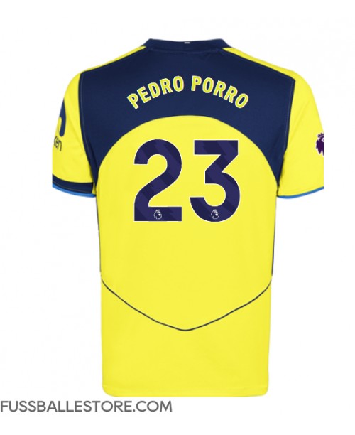 Günstige Tottenham Hotspur Pedro Porro #23 3rd trikot 2025-26 Kurzarm Günstige Tottenham Hotspur Pedro Porro #23 3rd trikot 2025-26 Kurzarm